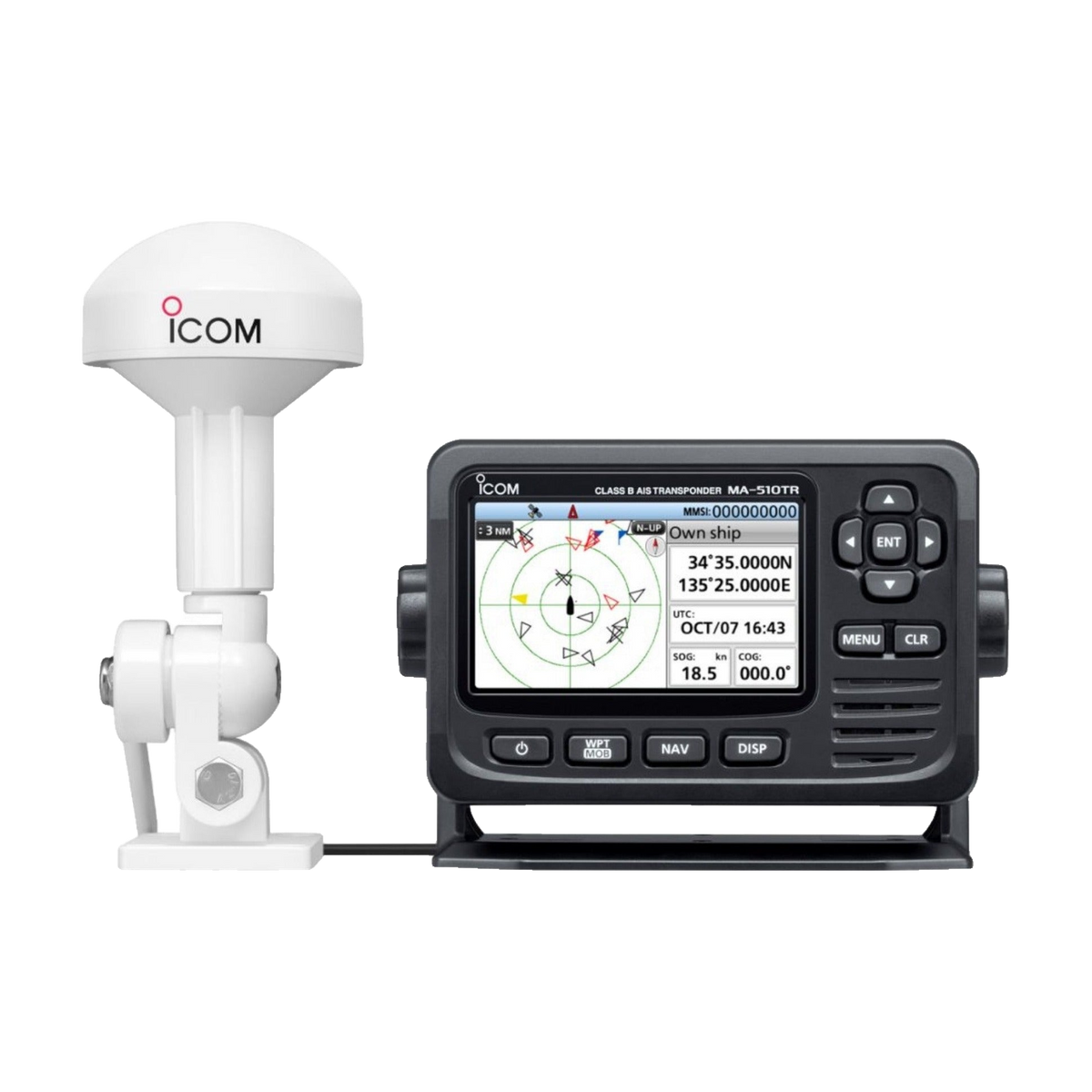 icom ma510 ais sistema de identificación automática de embarcaciones