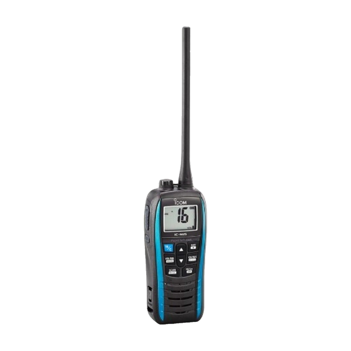 radio marino portátil icom ic m25